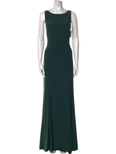 Pre-owned Nouvelle Amsale Scoop Neck Long Dress W/ Tags In Green