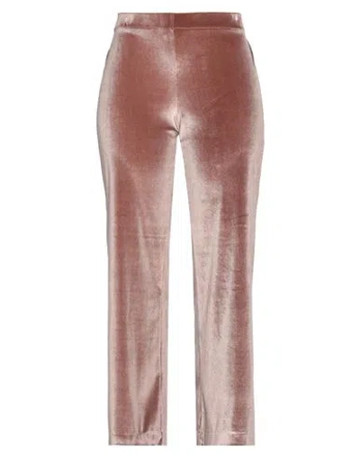 Nouvelle Femme Woman Pants Brown Size 4 Polyester, Elastane