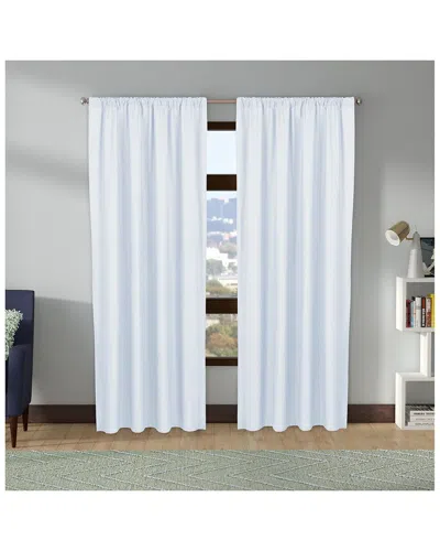 Nouvelle Home Perfectly Cotton Window Panel Pair In White