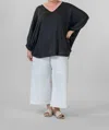Nouvelle Silk95five Austin Top In Black In Black