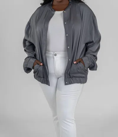 Nouvelle Silk95five Brooklyn Bomber - Plus In Fonce In Multi