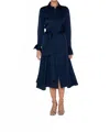 Nouvelle Silk95five La Marais Dress In Navy In Blue