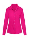 Nouvelle Silk95five Women's India Shirt In Miami Pink In Pink