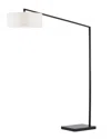 Nova Lighting Stretch Arc Floor Lamp In White