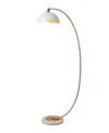 Nova Of California 60" Metal Luna Bella Arc Floor Lamp In Metallic