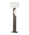 Nova Of California 63" Metal Half Moon Floor Lamp In Brown