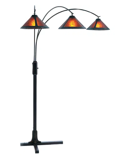 Nova Of California 84in Mica Arc Lamp In Black