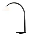 Nova Of California 86" Wood Vaulted Lucite Arc Floor Lamp