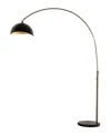 Nova Of California Luna Bella Arc 92in Floor Lamp With Dimmer Switch In Black