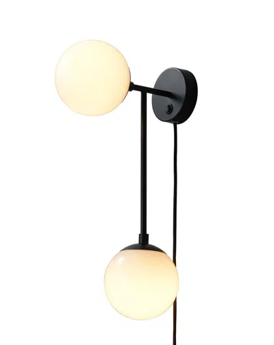 Nova Of California Duo 22" Sconce In Matte Black With On/off Switch In Gray