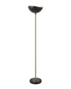 Nova Of California Luna Bella Torchiere Floor Lamp With Dimmer In Black