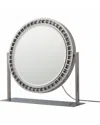 Nova Of California Marilyn Table Top Led Vanity Mirror In Gray