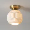 Nova Of California Moraga Bone Porcelain Semi-flush Mount Ceiling Light