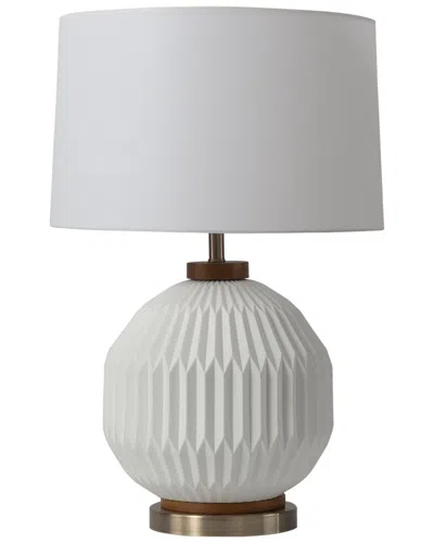 Nova Of California Moraga Table Lamp With 4-way Rotary Switch In White