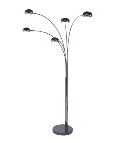 NOVA OF CALIFORNIA NOVA OF CALIFORNIA MUSHROOM 5-LIGHT ARC FLOOR LAMP WITH DIMMER SWITCH