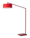 Nova Of California Stretch Arc Floor Lamp - 87in In Red