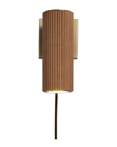 Nova Of California Tambo Wall Sconce With Dimmer In Brown