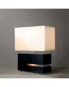 Nova Of California Zen Reclining Table Lamp With Nightlight & 4-way Switch In Black