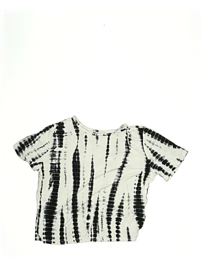 Pre-owned Nova Kids' Short Sleeve Top Silver Square Neckline Tops