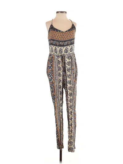 Pre-owned Novella Royale Jumpsuit In Brown