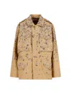 Novelle Beaded Jacket In Brown