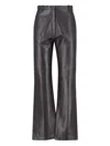 Novelle Tailored Brown Trousers With Straight Cut In Black