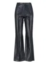 Novelle Tailored Black Trousers With Structured Waistband In Black