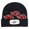 Novelty Licensed Naruto Mens Beanie In Black