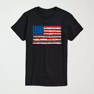 Novelty Mens Crew Neck Short Sleeve Regular Fit Big And Tall Graphic T-shirt In Black