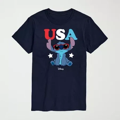 Novelty Mens Crew Neck Short Sleeve Regular Fit Big And Tall Graphic T-shirt In Black
