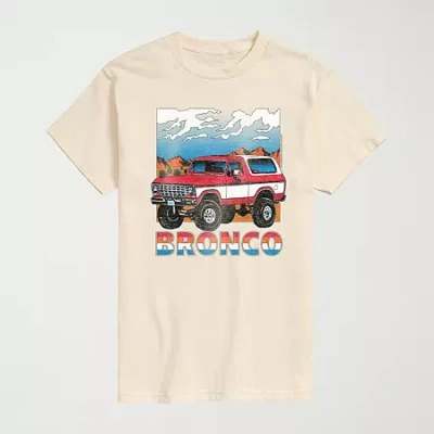 Novelty Mens Crew Neck Short Sleeve Regular Fit Big And Tall Graphic T-shirt In White