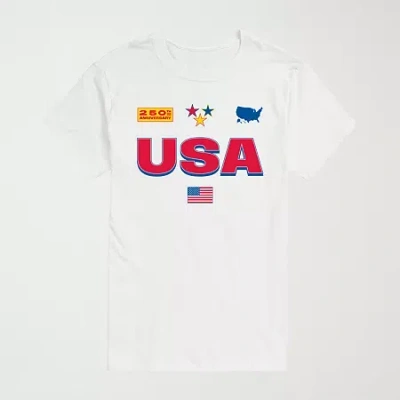 Novelty Mens Crew Neck Short Sleeve Regular Fit Big And Tall Graphic T-shirt In Gray