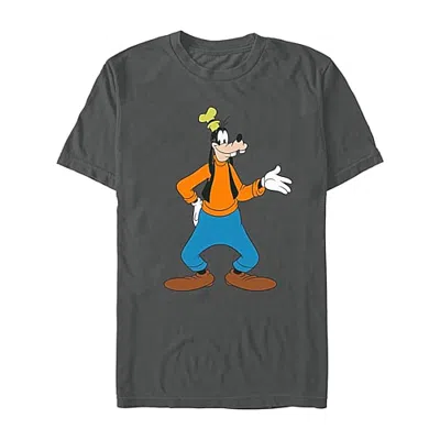Novelty Mens Crew Neck Short Sleeve Regular Fit Goofy Graphic T-shirt In Black