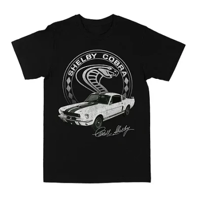 Novelty Mens Crew Neck Short Sleeve Regular Fit Graphic T-shirt In Black
