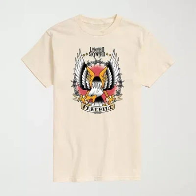 Novelty Mens Crew Neck Short Sleeve Regular Fit Graphic T-shirt In Neutral