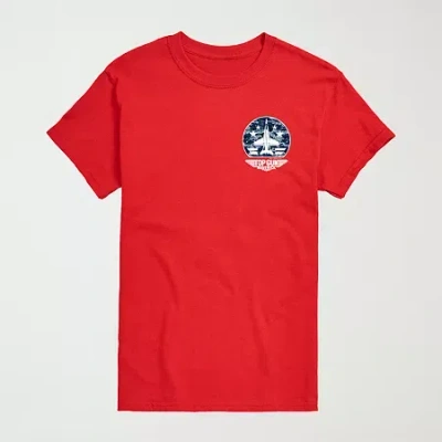 Novelty Mens Crew Neck Short Sleeve Regular Fit Graphic T-shirt In Red