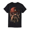 Novelty Mens Crew Neck Short Sleeve Regular Fit Marvel Graphic T-shirt In Black
