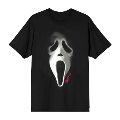 Novelty Mens Crew Neck Short Sleeve Relaxed Fit Graphic T-shirt In Black