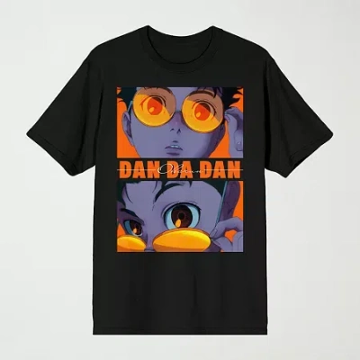 Novelty Mens Crew Neck Short Sleeve Relaxed Fit Graphic T-shirt In Black