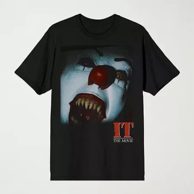 Novelty Mens Crew Neck Short Sleeve Relaxed Fit Graphic T-shirt In Black