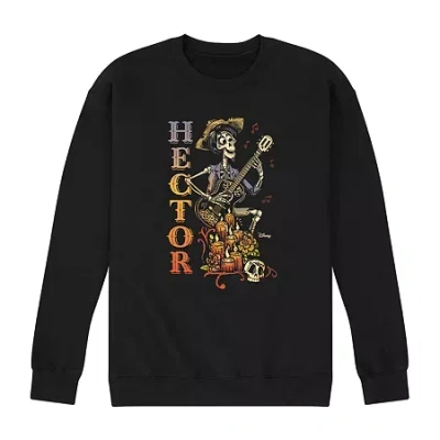 Novelty Mens Long Sleeve Coco Graphic T-shirt In Black
