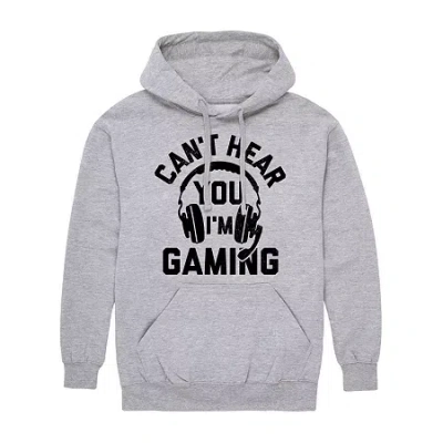 Novelty Mens Long Sleeve Gaming Hoodie In Gray