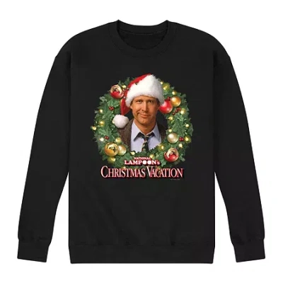 Novelty Mens Long Sleeve National Lampoon's Christmas Vacation Sweatshirt In Black