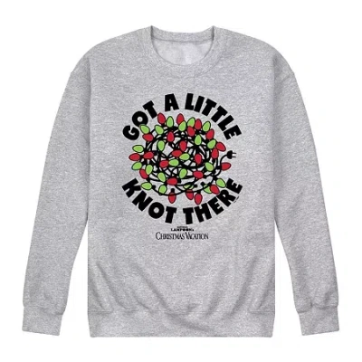 Novelty Mens Long Sleeve National Lampoon's Christmas Vacation Sweatshirt In Gray