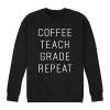 Novelty Mens Long Sleeve Teacher Graphic T-shirt In Black