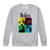 Novelty Mens Long Sleeve The Beatles Sweatshirt In Gray