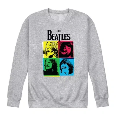 Novelty Mens Long Sleeve The Beatles Sweatshirt In Gray