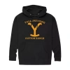Novelty Mens Long Sleeve Yellowstone Hoodie In Black