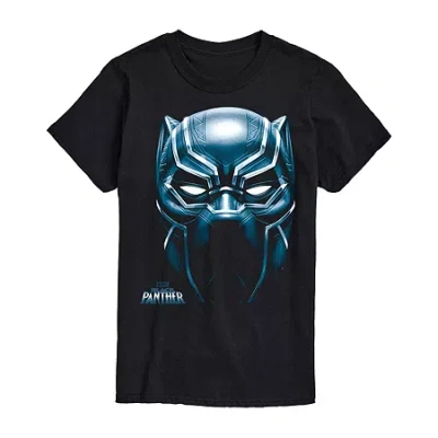 Novelty Mens Short Sleeve Black Panther Marvel Graphic T-shirt