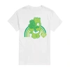 Novelty Mens Short Sleeve Care Bears St. Patrick's Day Graphic T-shirt In White